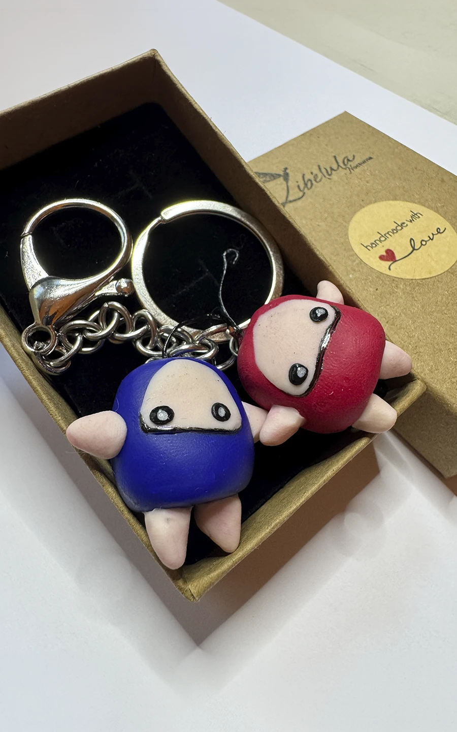 Handmade ilomilo Backpack Charm | Polymer Clay Bag Accessory 2 Handmade ilomilo Backpack Charm | Polymer Clay Bag Accessory - Image 2